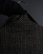 "Ernesto" Glen plaid flannel tailored jacket