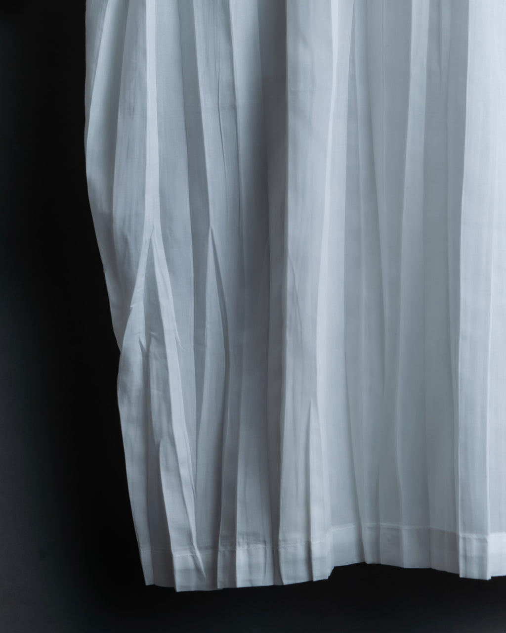 "ISSEY MIYAKE" Pleated short sleeve shirt