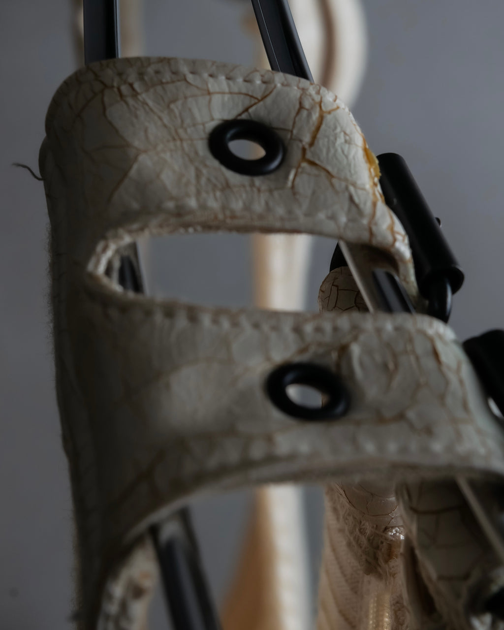 “Jean Paul Gautier” Double belted shoulder designed tank top