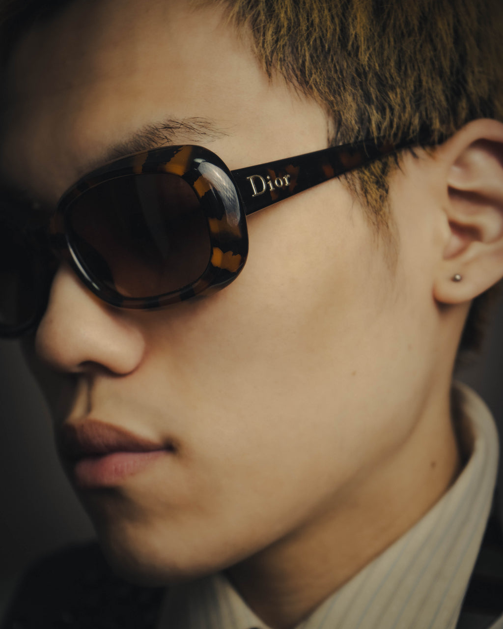 -SPECIAL- "Christian Dior" 90's Tortoiseshell oversized square sunglasses