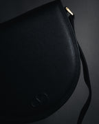 "VALENTINO GARAVANI" 80’s-90’s baroque hardware saddle shoulder bag