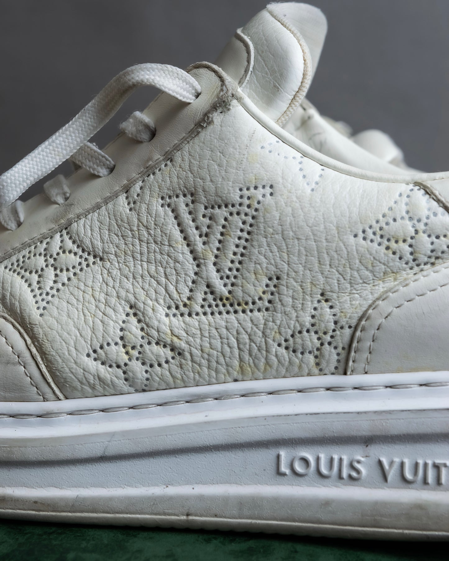 "LOUIS VUITTON" Monogrammed beverly hills line sneakers