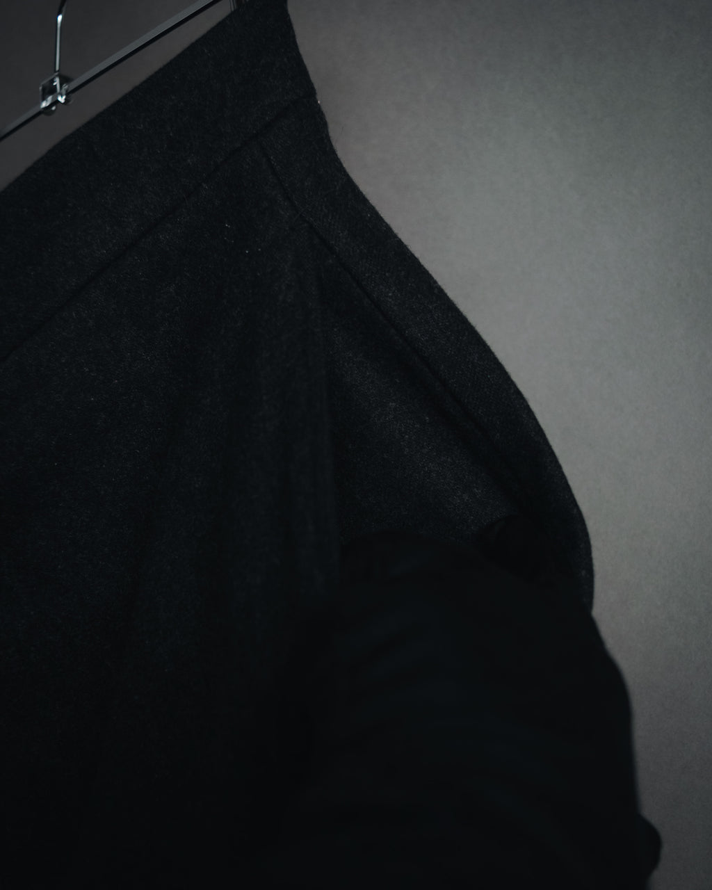 "Maison Margiela" 2016AW drawstring wool tailored slacks