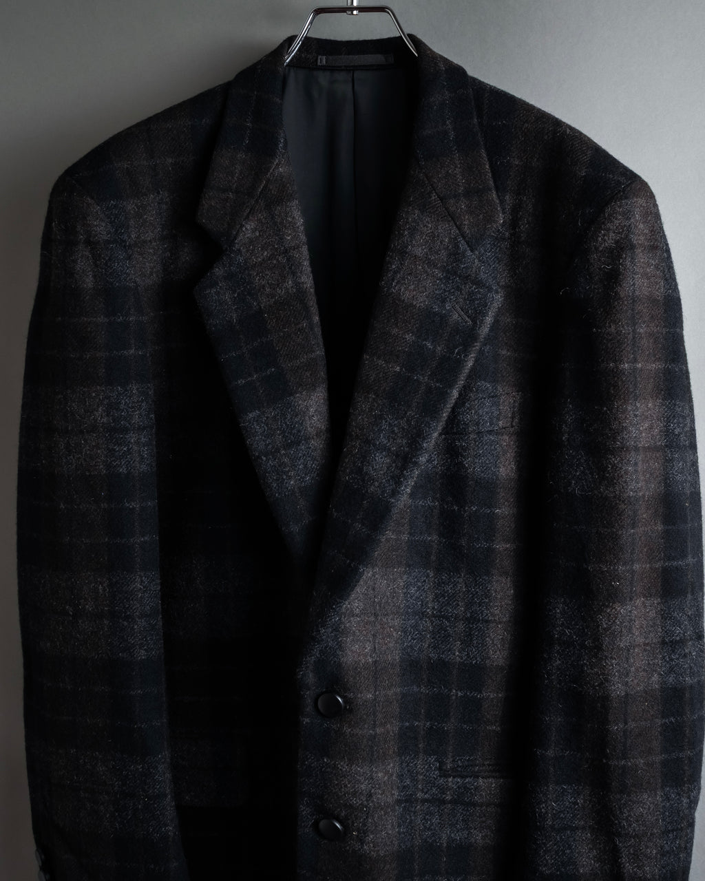 “COMME des GARÇONS HOMME”
88AW Boxy plaid tailored jacket