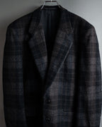 “COMME des GARÇONS HOMME”
88AW Boxy plaid tailored jacket