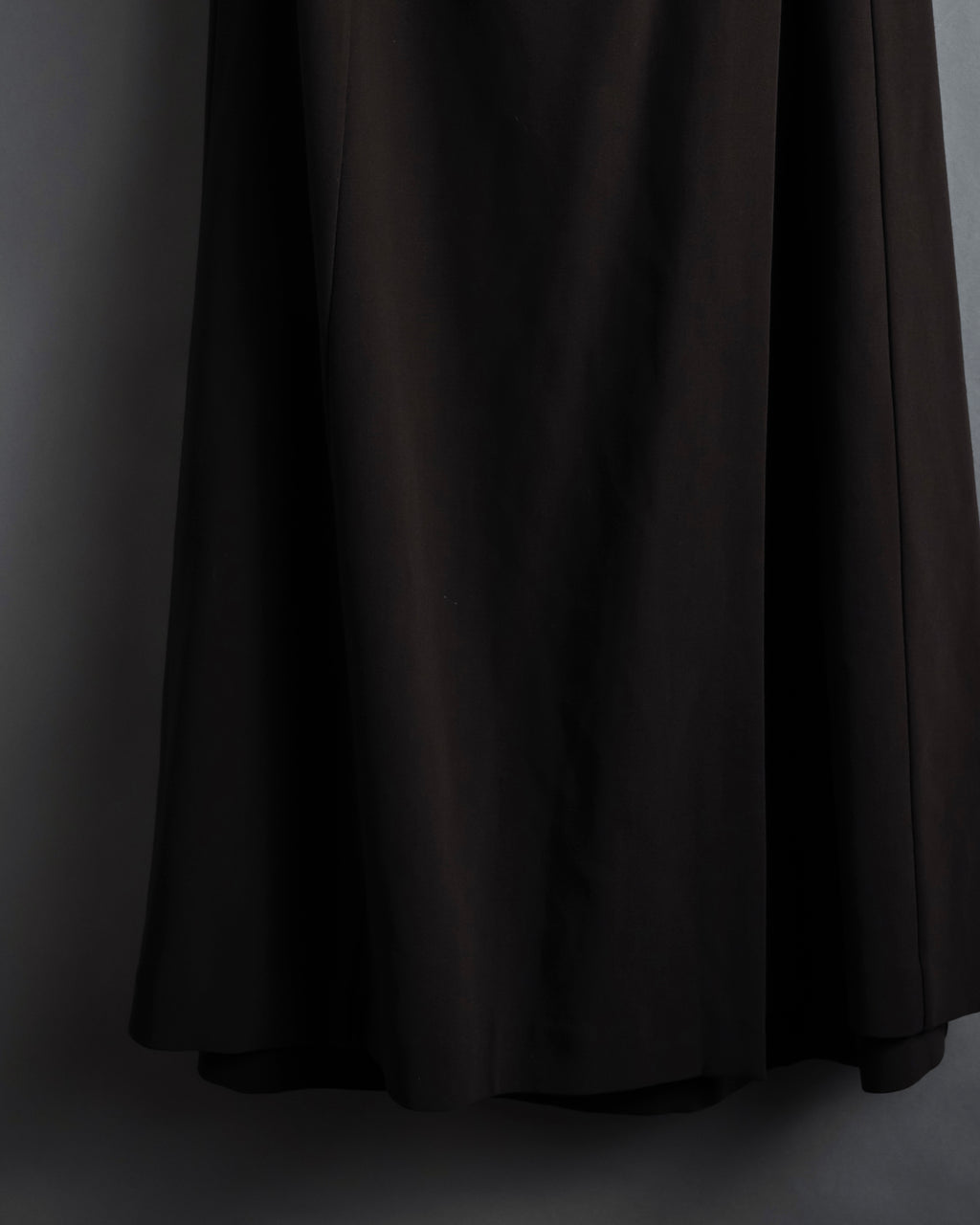 "HERMES" 90's Gold parts design derived from horse tack flared skirt