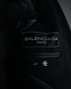 “BALENCIAGA PARIS” 90’s Cashmere blend chesterfield coat