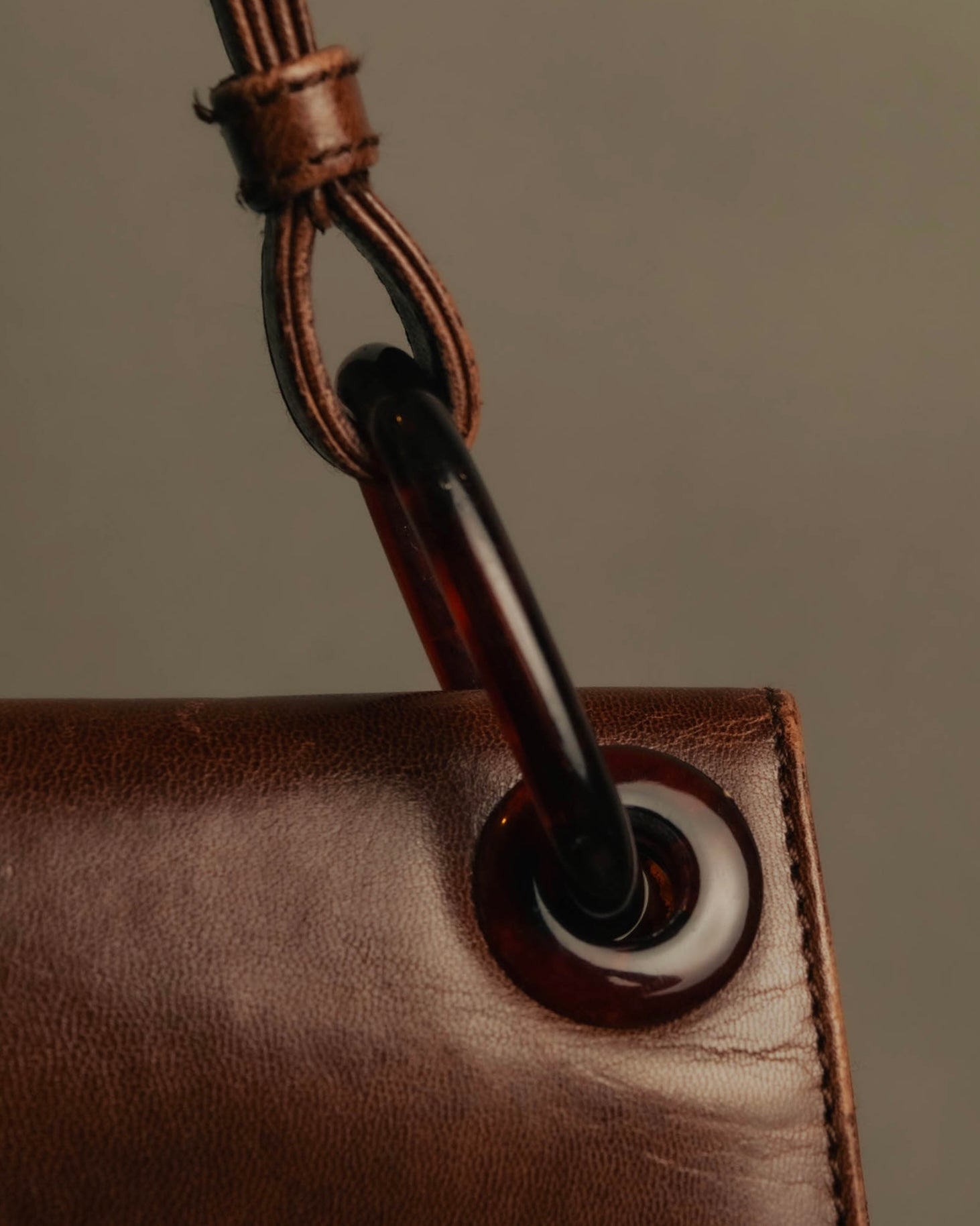 “PRADA” 2000’s Minimal leather shoulder bag
