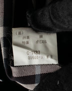 "BURBERRYS" Traditional detail double-breasted stand color trench coat