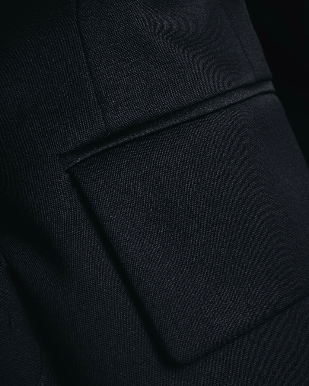 "Yves Saint Laurent" 2008AW Minimal sculpted wool jacket