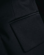 "Yves Saint Laurent" 2008AW Minimal sculpted wool jacket