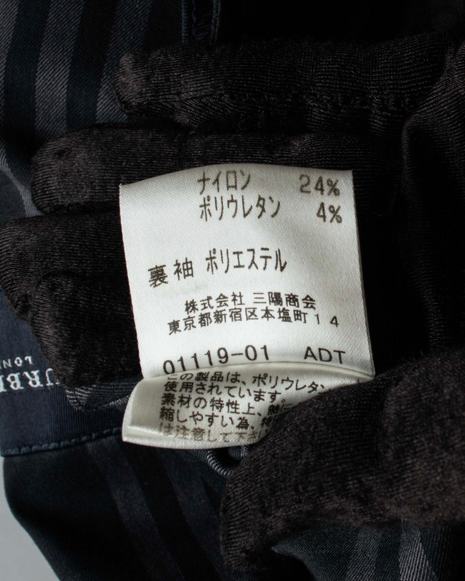 "BURBERRY" Combination leather design check pattern one-shoulder bag