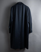 “Yves Saint Laurent” 90’s clean fly-front bal collar coat