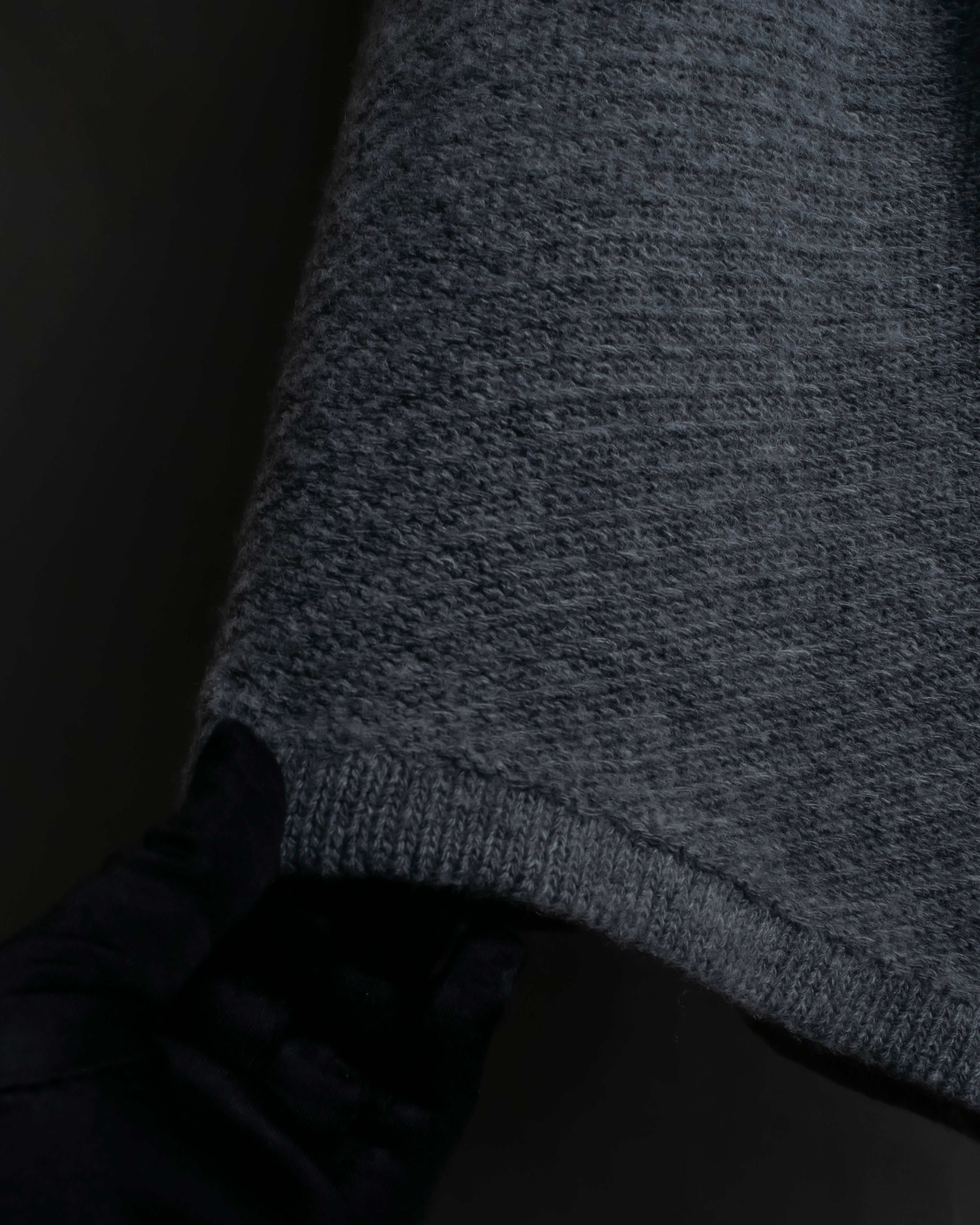 "OUR LEGACY" Patch pocket design lambswool knit jacket