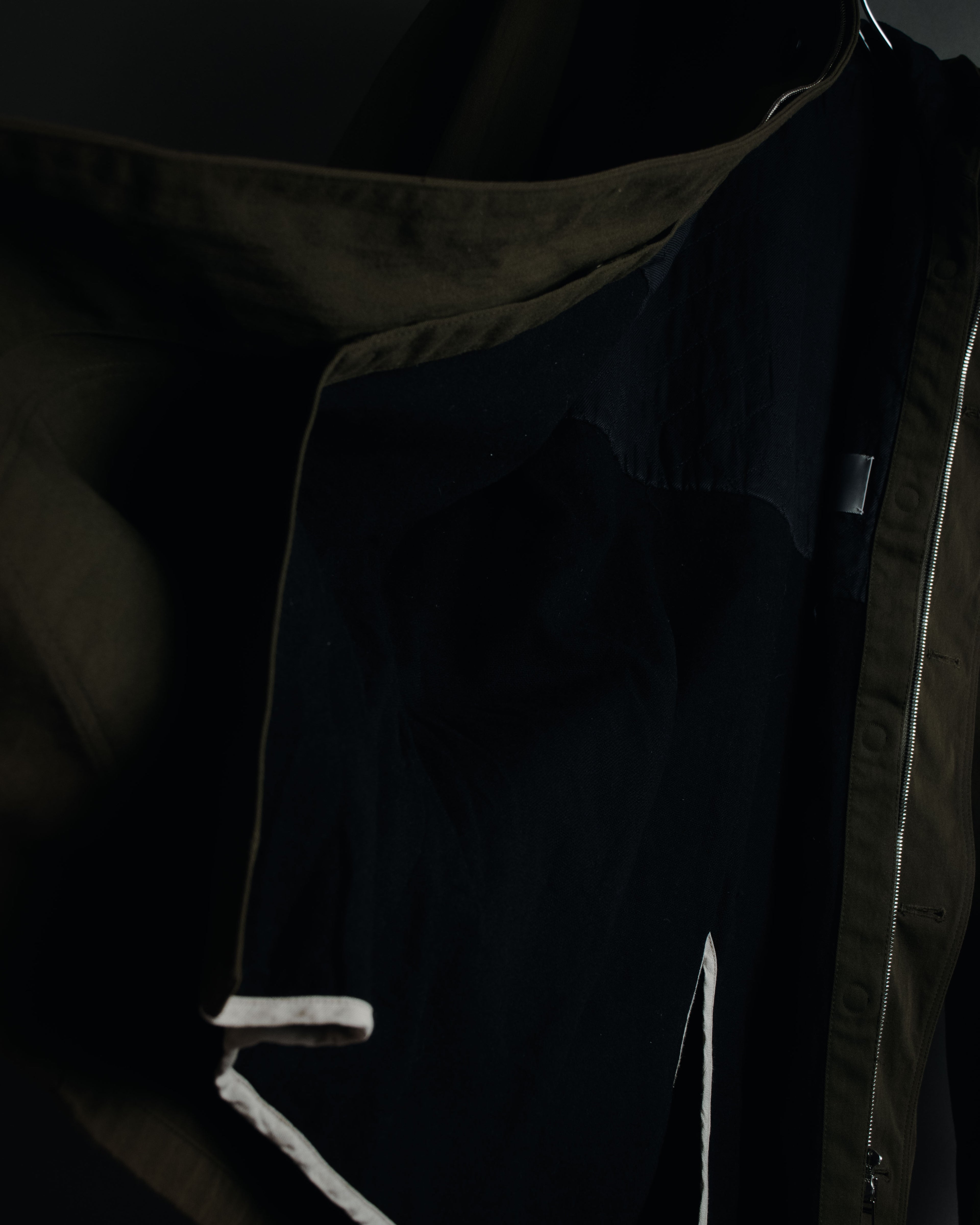 "Dior" 22AW Kim Jones design military detail hooded coat