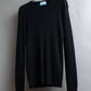 "PRADA" Ribbed black color pullover knit