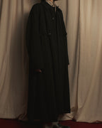 -SPECIAL- "Y's" 15AW Cape design panel oversized stand collar coat