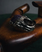 "YVES SAINT LAURENT" 00’s Amethyst stone signet ring