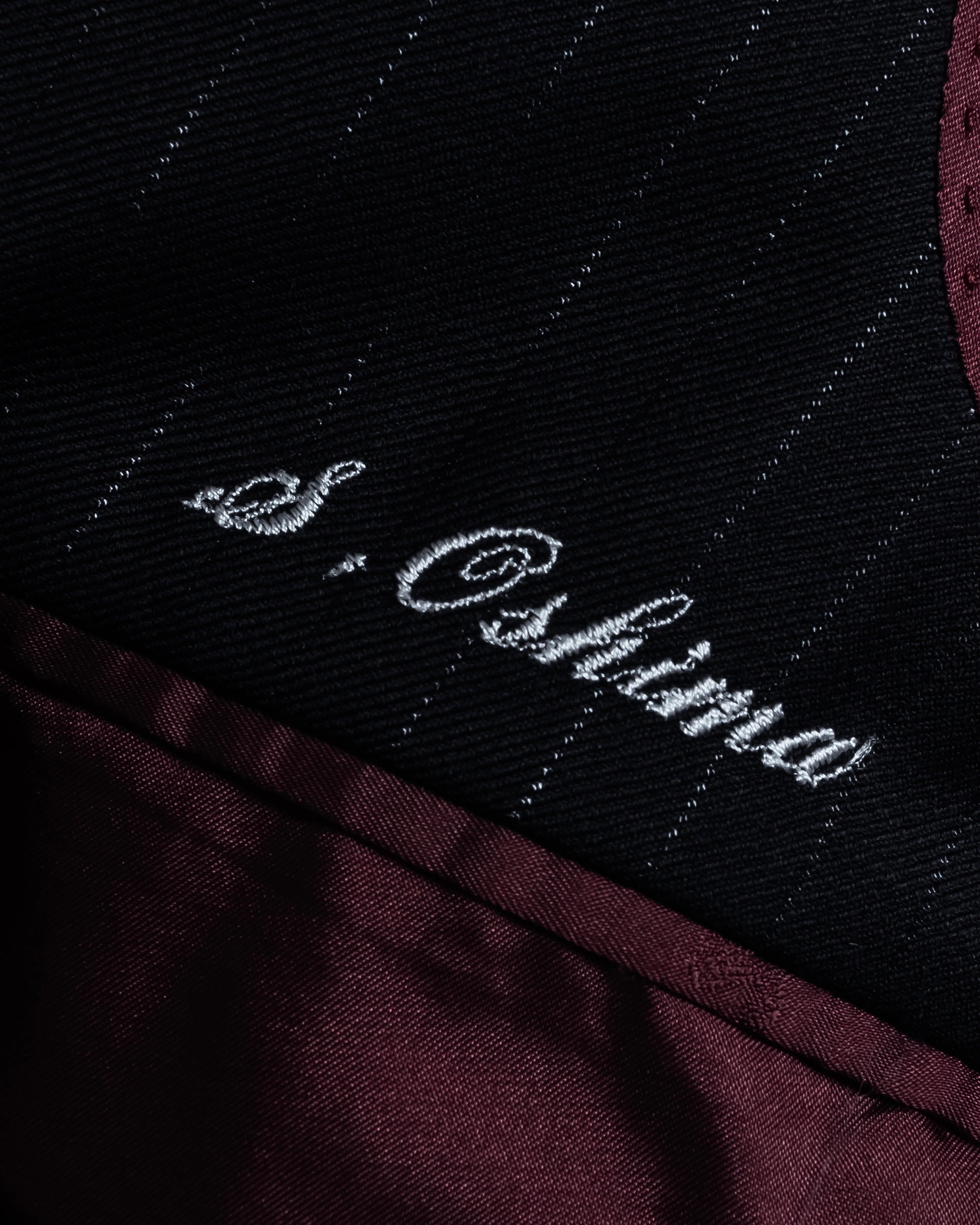 "BALENCIAGA" Chalk stripe pattern long silhouette set up