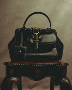 -SPECIAL- “GUCCI” 2012-2016 crossover-era crest studded doctor bag