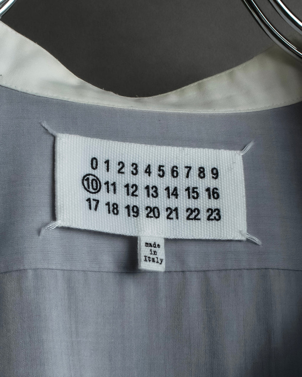 "MAISON MARGIELA" 21SS Long tail design band collar shirt