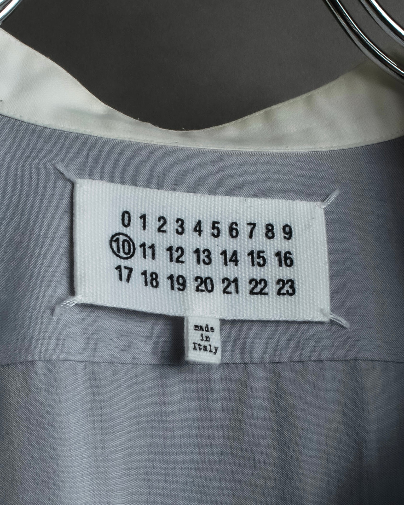 "MAISON MARGIELA" 21SS Long tail design band collar shirt