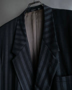 "GIANNI VERSACE" Striped classical tailored jacket