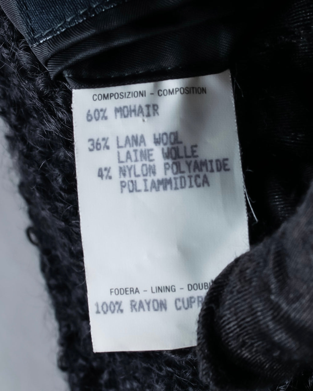 "GUCCI" Compact pattern bouclé wool jacket