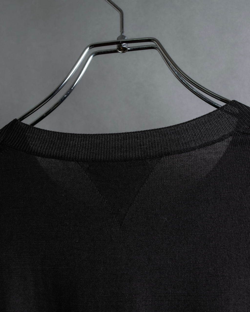 "BOTTEGA VENETA" High quality wool charcoal brown knit