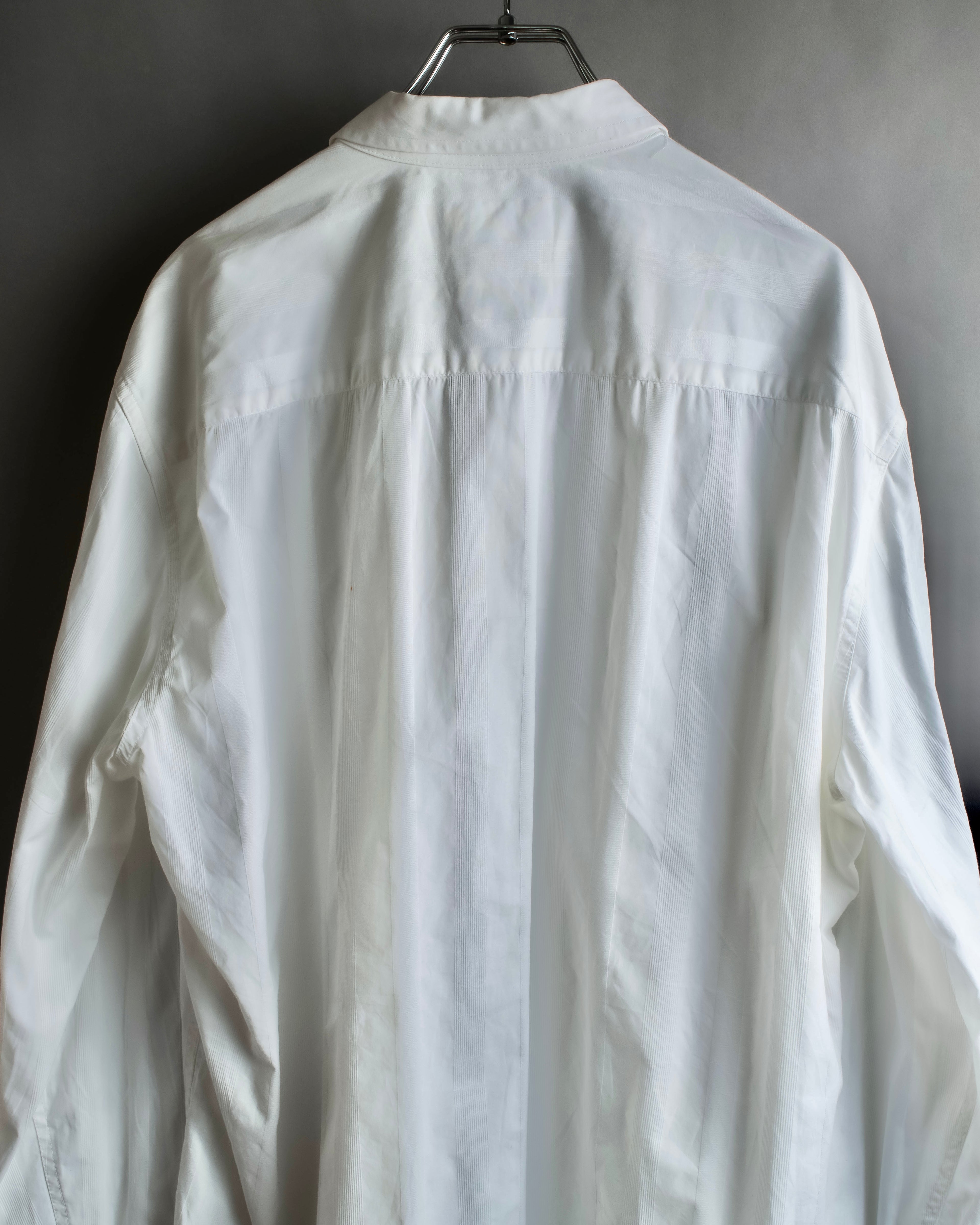 "ARMANI EXCHANGE" Different weave patterns cotton shirt