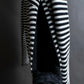 "T by Alexander Wang" Uniform striped ribbed knit pullover