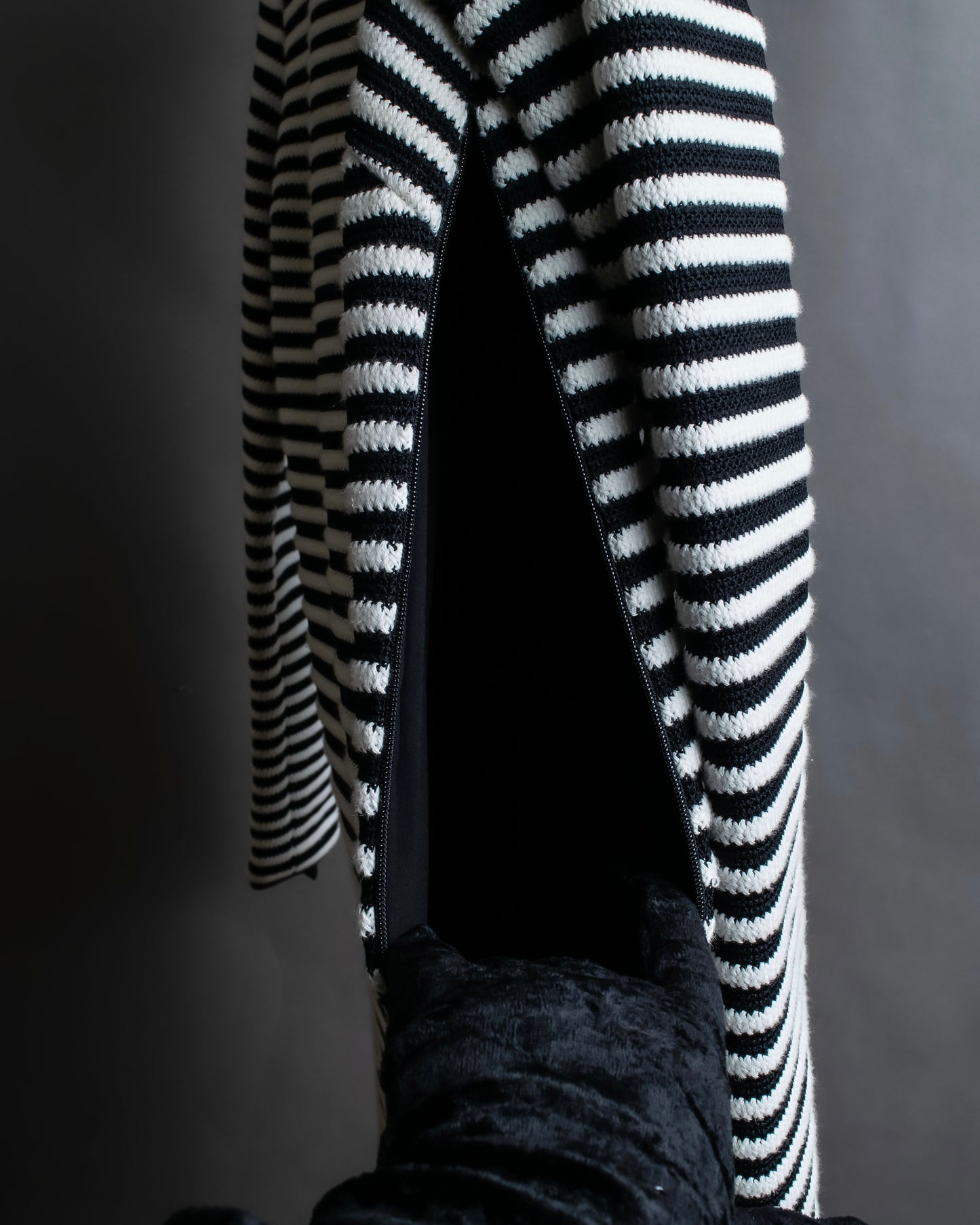 "T by Alexander Wang" Uniform striped ribbed knit pullover