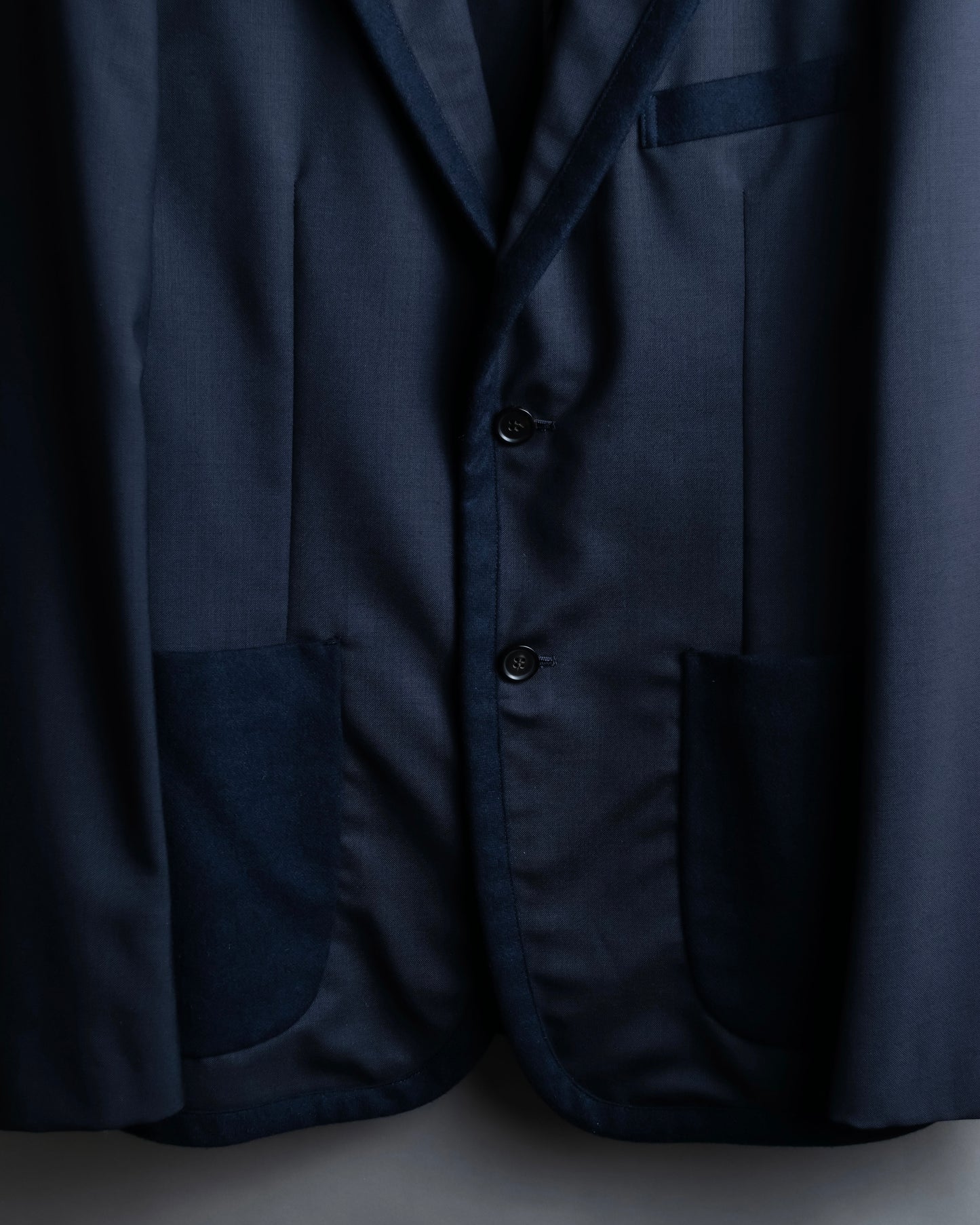 "COMME des GARCONS HOMME DEUX" Different material tailored jacket