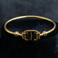 "Salvatore Ferragamo" Vara motif gold bangle