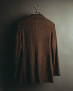 “WEEKEND MaxMara” 2010’s herringbone jersey single-button tailored jacket