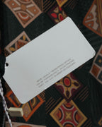 "Salvatore Ferragamo" 2010's Geometric tribal print silk scarf