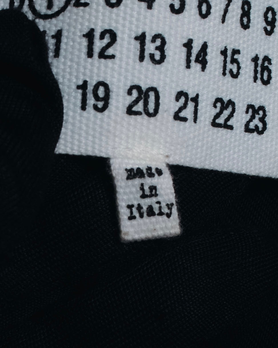 Pantalones de vestir ajustados con bolsillo de cremallera metálica de Maison Margiela 20AW