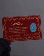 "Cartier" Curved handle design leather wallet bag