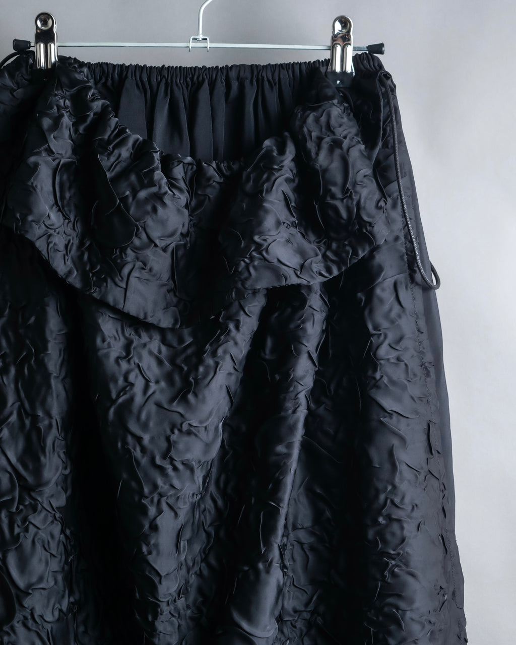 "LIMI feu" Washed layered fabric mid length skirt