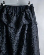 "LIMI feu" Washed layered fabric mid length skirt