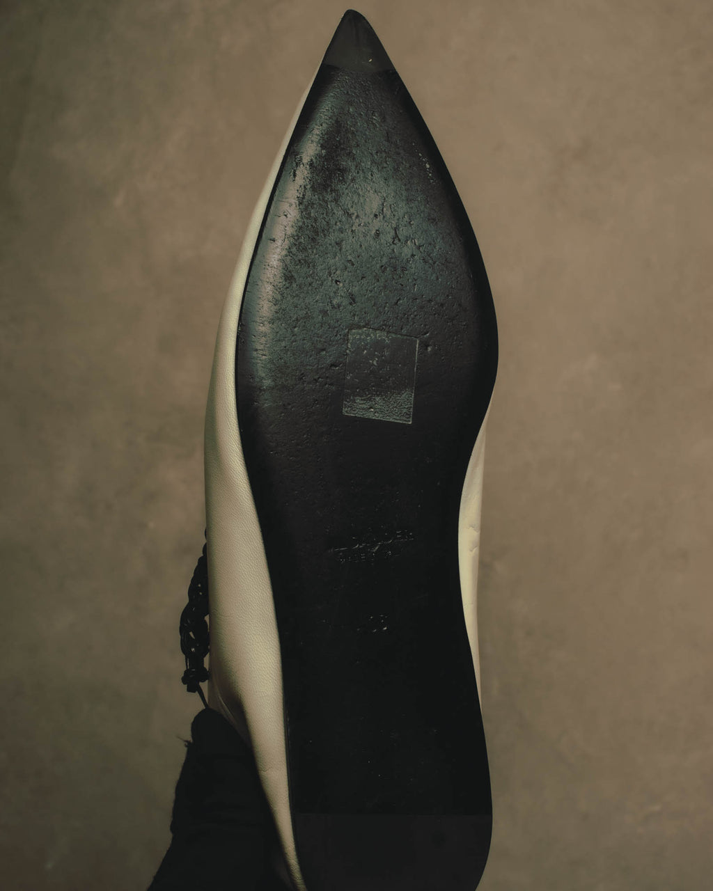-SPECIAL- “JIL SANDER” 2020’s interwoven strap pointed-toe flat shoes