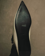 -SPECIAL- “JIL SANDER” 2020’s interwoven strap pointed-toe flat shoes