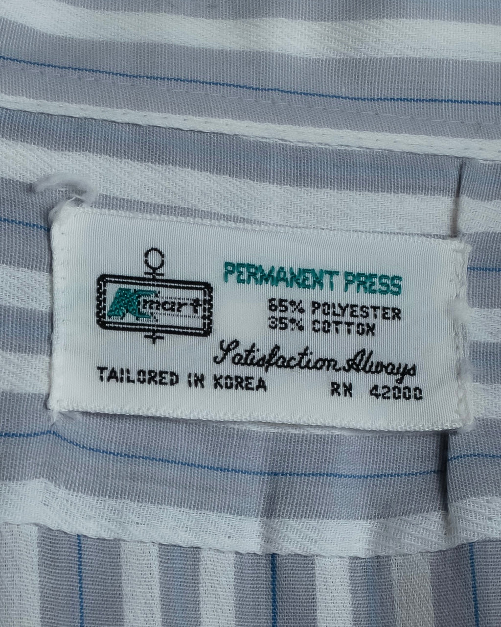 "Vintage multi-stripe pattern shirt"