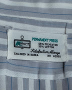 "Vintage multi-stripe pattern shirt"
