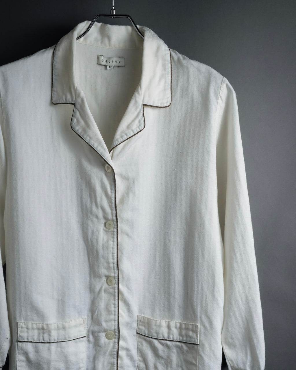 "CELINE" 90's-00's Macadam print pajama set up