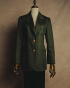 "LOEWE" 80's-00's Tailored single-breasted cashmere coat