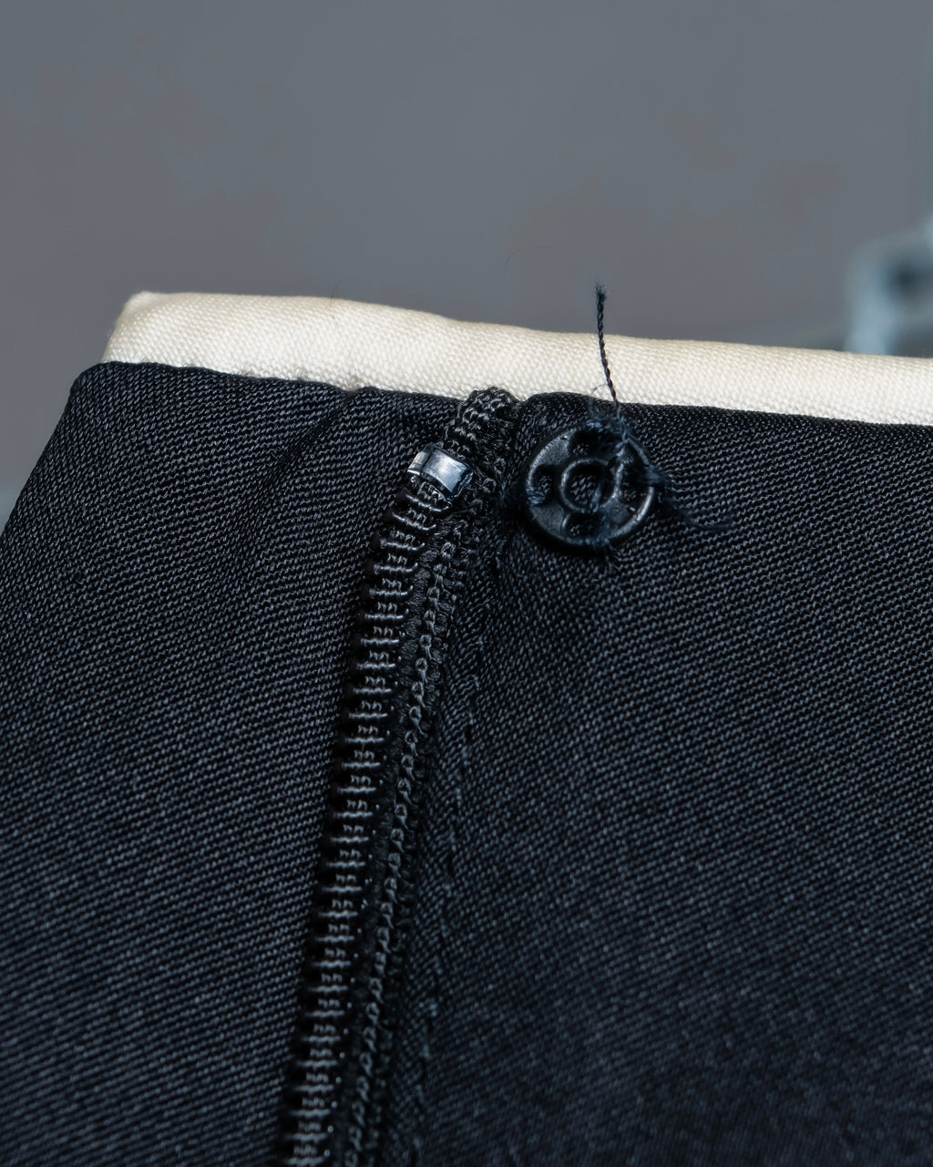 “CHANEL” Designed hem silk flare pants