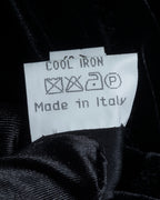 "ERREUNO" Relaxed tailored velour jacket