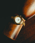–SPECIAL– "GUCCI" 80's-90's Elegant gold tone wristwatch