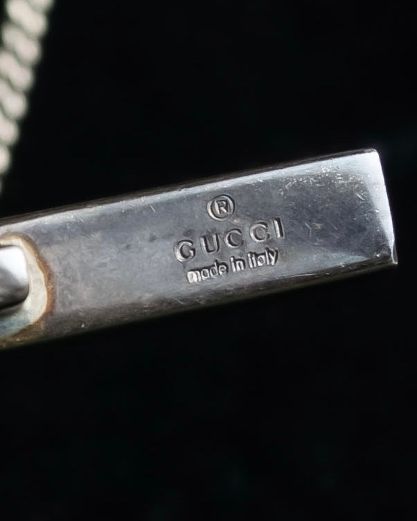 "GUCCI" Cross motif silver 925 necklace